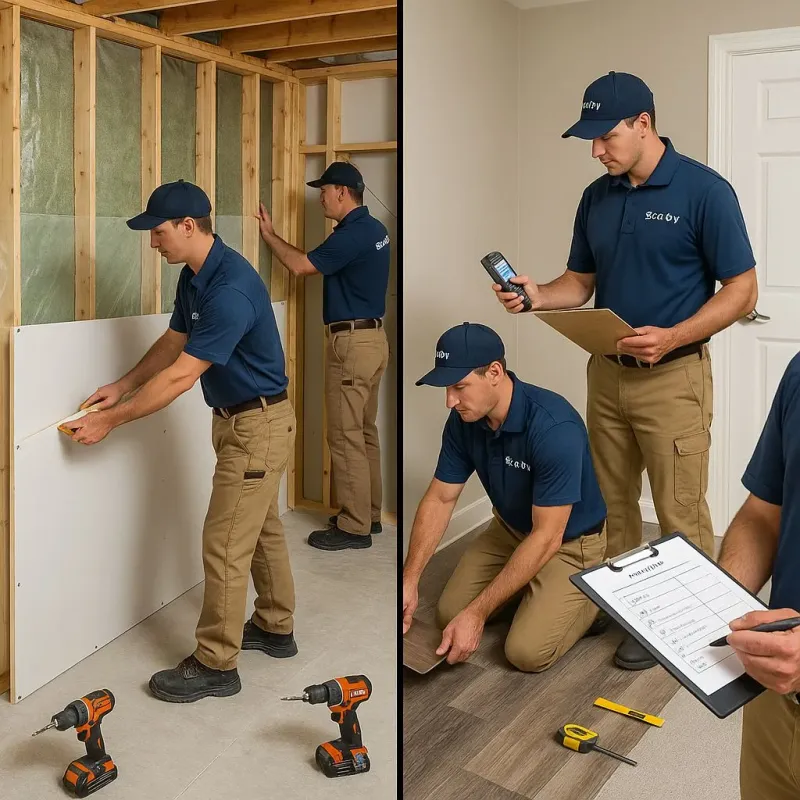 Repairs and Reconstruction process in Washington Heights, NY